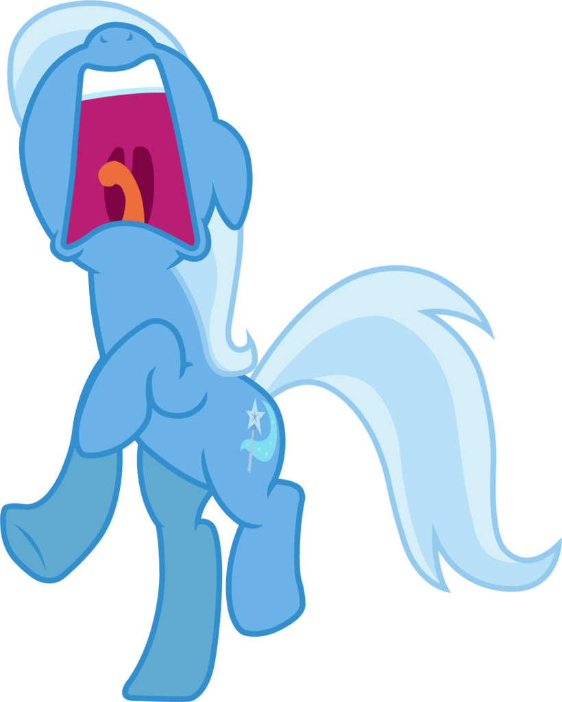Davidsfire, Female, Mare, Nose In The Air, Open Mouth, - Trixie Lulamoon Screaming (820x1024), Png Download