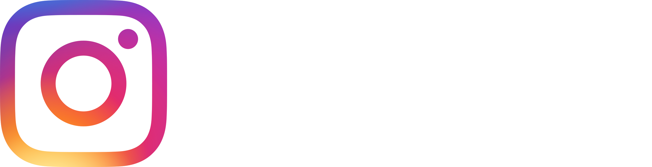 Instagram Logo - Instagram (2759x707), Png Download
