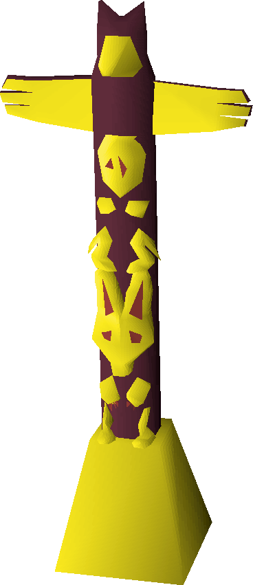 Gilded Totem Detail - Wiki (368x851), Png Download