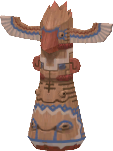Totem Pole - Illustration (437x583), Png Download