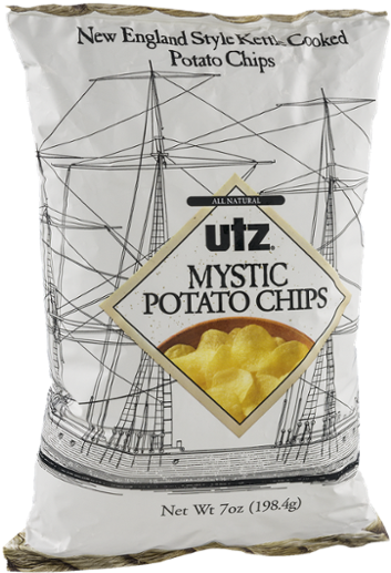 Utz Mystic Potato Chips - 7 Oz Bag (600x600), Png Download