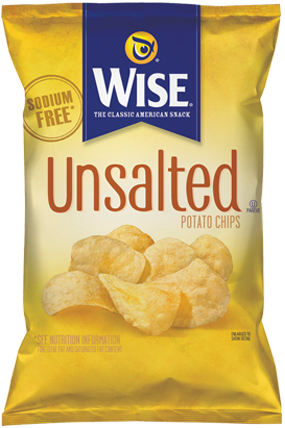 Product Description - Wise Unsalted Potato Chips (285x428), Png Download