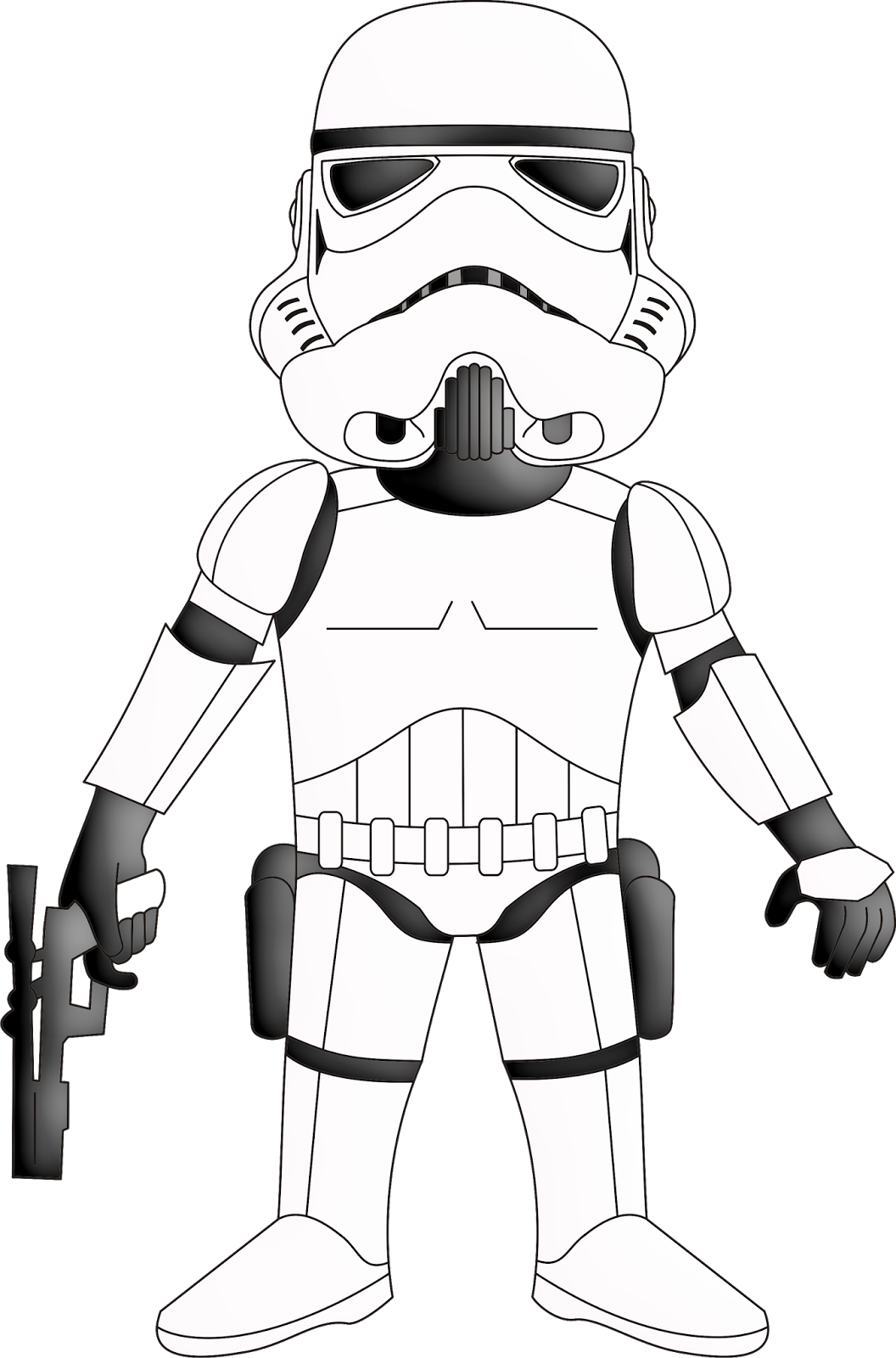 Star Wars Clip Transparent Stock For Coloring Techflourish - Star Wars (1056x1600), Png Download
