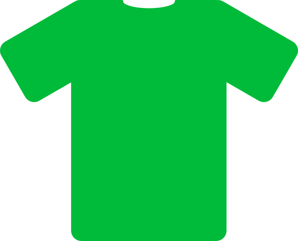 Men's Blank Green V Neck Shirt Template Stock Illustrations - Green T Shirt Clip Art (600x486), Png Download
