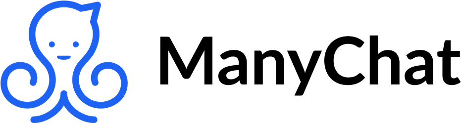 Facebook Messenger Manychat - Manychat Logo Png (997x248), Png Download