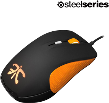 Steelseries Rival Fnatic Optical Mouse - Steelseries Kinzu V3 Fnatic (500x500), Png Download