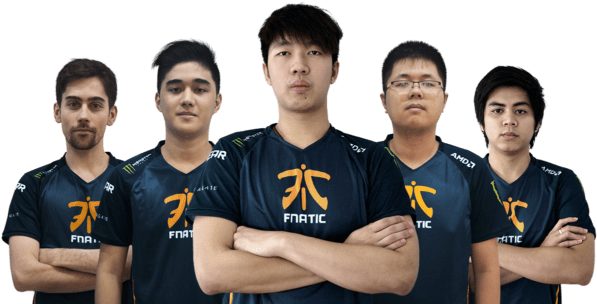 Just Weeks After Qualifying For The Summit 8, Fnatic - Fnatic Lol Esport Team ,t-shirt,100% Cotton, Men's, (600x342), Png Download