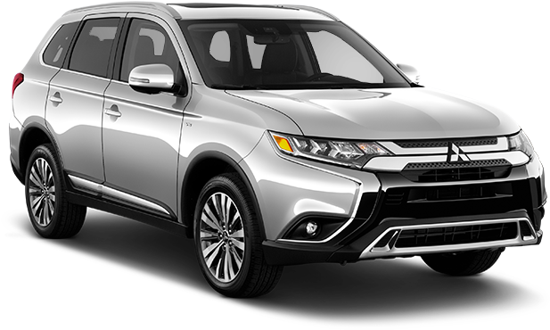 Alloy Silver Metallic 2019 Mitsubishi Outlander Exterior - Mitsubishi Outlander (940x460), Png Download
