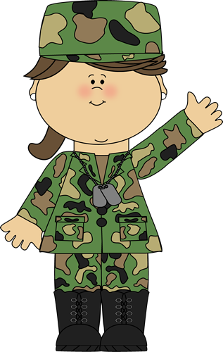 Cartoon Soldier Clip Art - Soldiers Clipart (317x500), Png Download