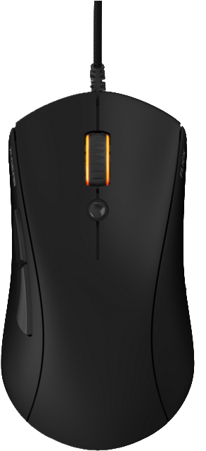 Ergonomic Design - Fnatic Gear - Flick Gaming Mouse 1001001-1001 (309x650), Png Download