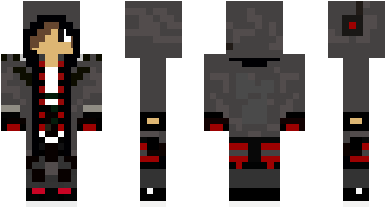 Minecraft Skin Fnatic - Madara Minecraft Skin (600x348), Png Download