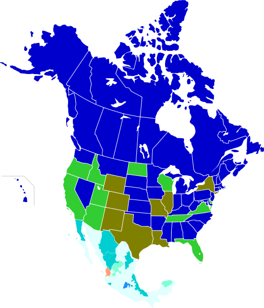 [ Img] - North America (515x599), Png Download