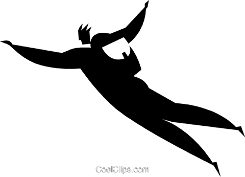 Sky Diving Royalty Free Vector Clip Art Illustration - Illustration (480x346), Png Download