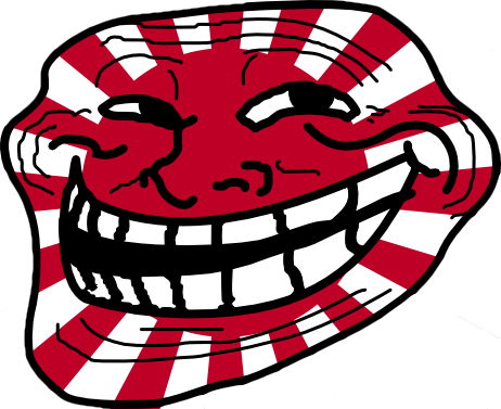 The Moron Test Clip Art - Transparent Red Troll Face (462x377), Png Download
