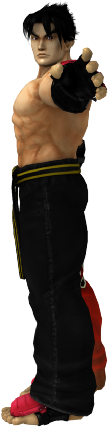 Jin Kazama Sfxt Gvs By Dirtscan-d52tzw8 - Jin Kazama Street Fighter X Tekken (278x866), Png Download