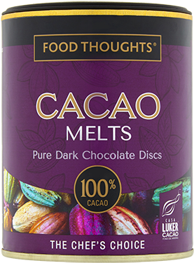 100% Cacao Chocolate Melts - Cocoa Bean (314x392), Png Download