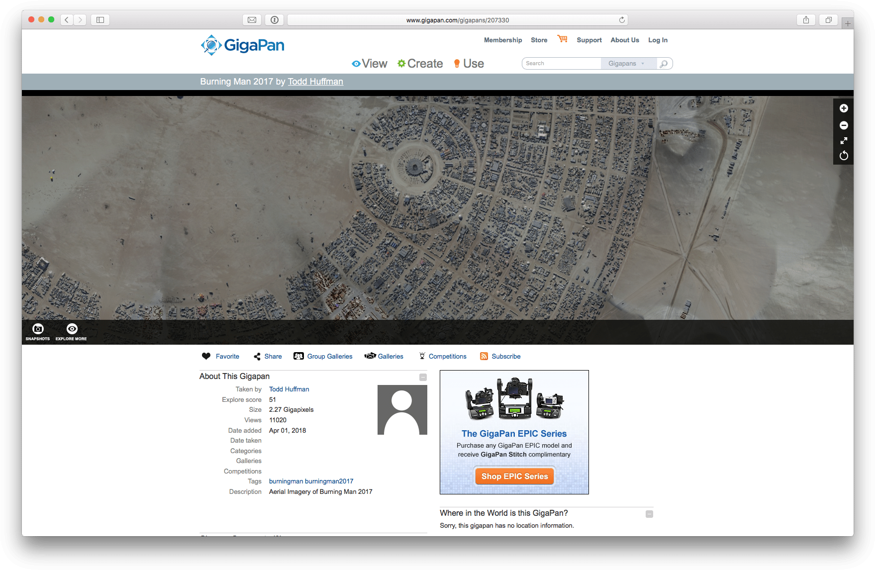 Burning Man 2017 Aerial Imagery By Todd Huffman - 2017 Burning Man (1784x1169), Png Download