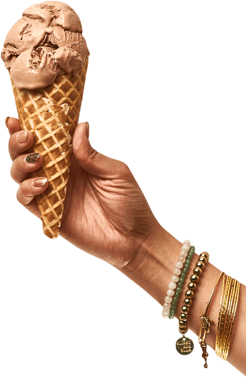 Melted Chocolate - Ice Cream Hand Png (1200x1600), Png Download