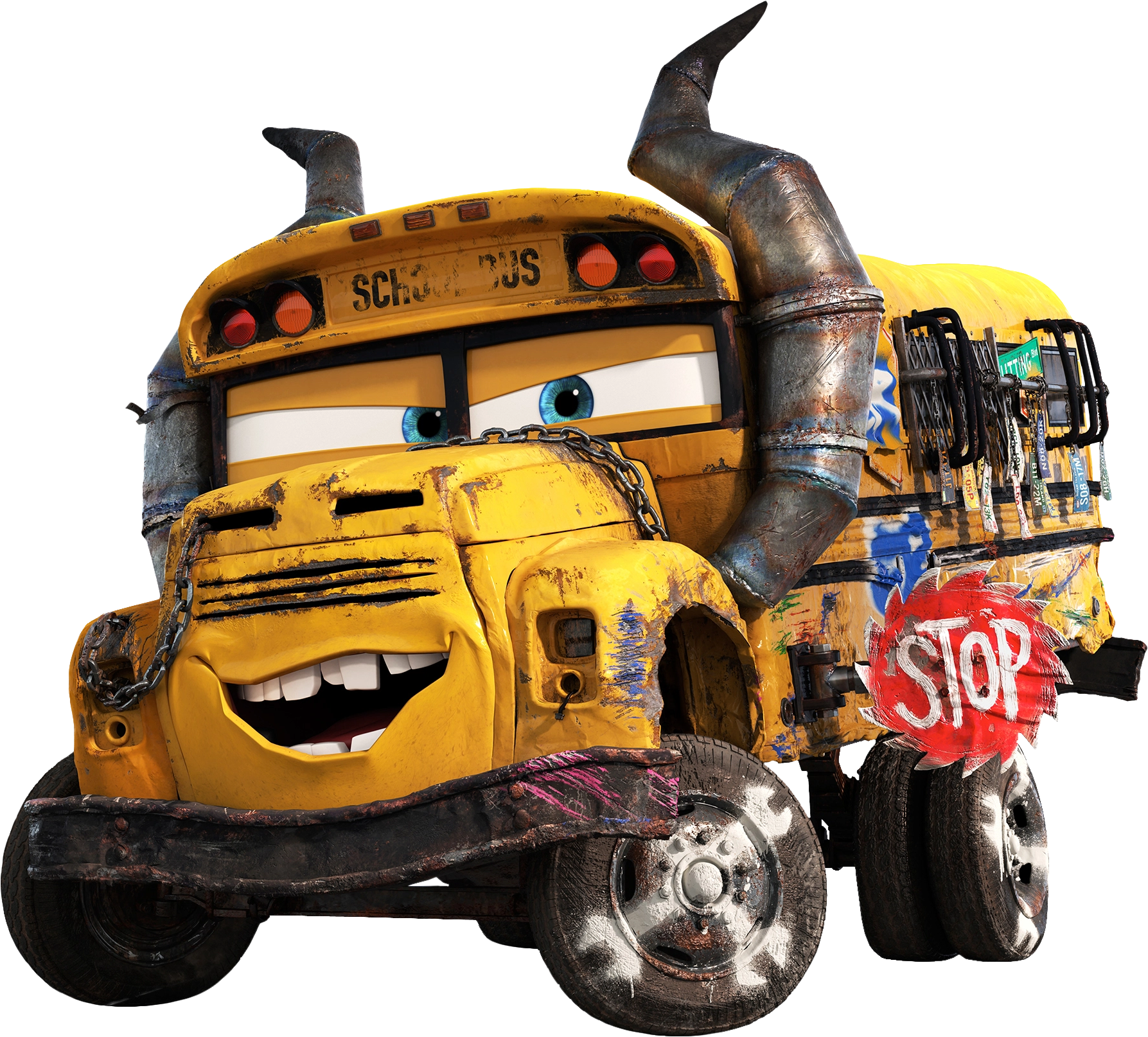 Cars 3 Miss Fritter (2031x1671), Png Download