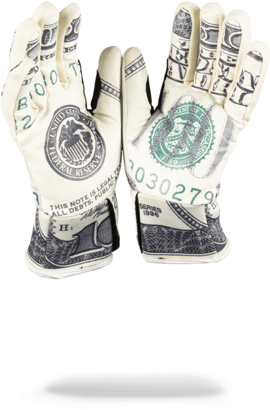 Sprayground Big Money Gloves Gloves Sprayground Big - Glove (900x1148), Png Download