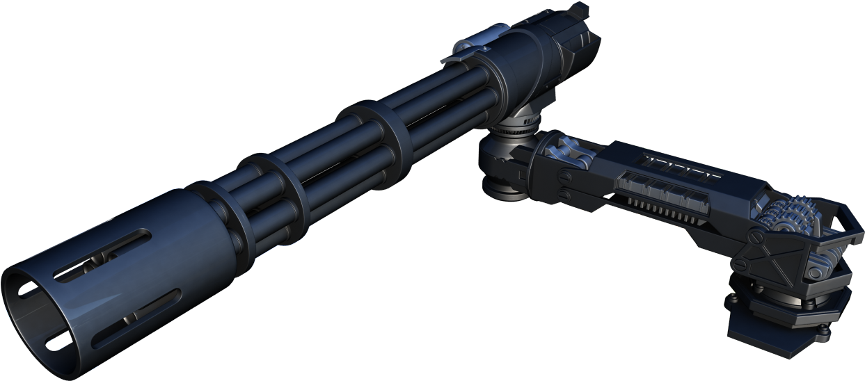 The Mini Gun Was When The Model First Started Showing - Iron Man War Machine Gun (1280x720), Png Download