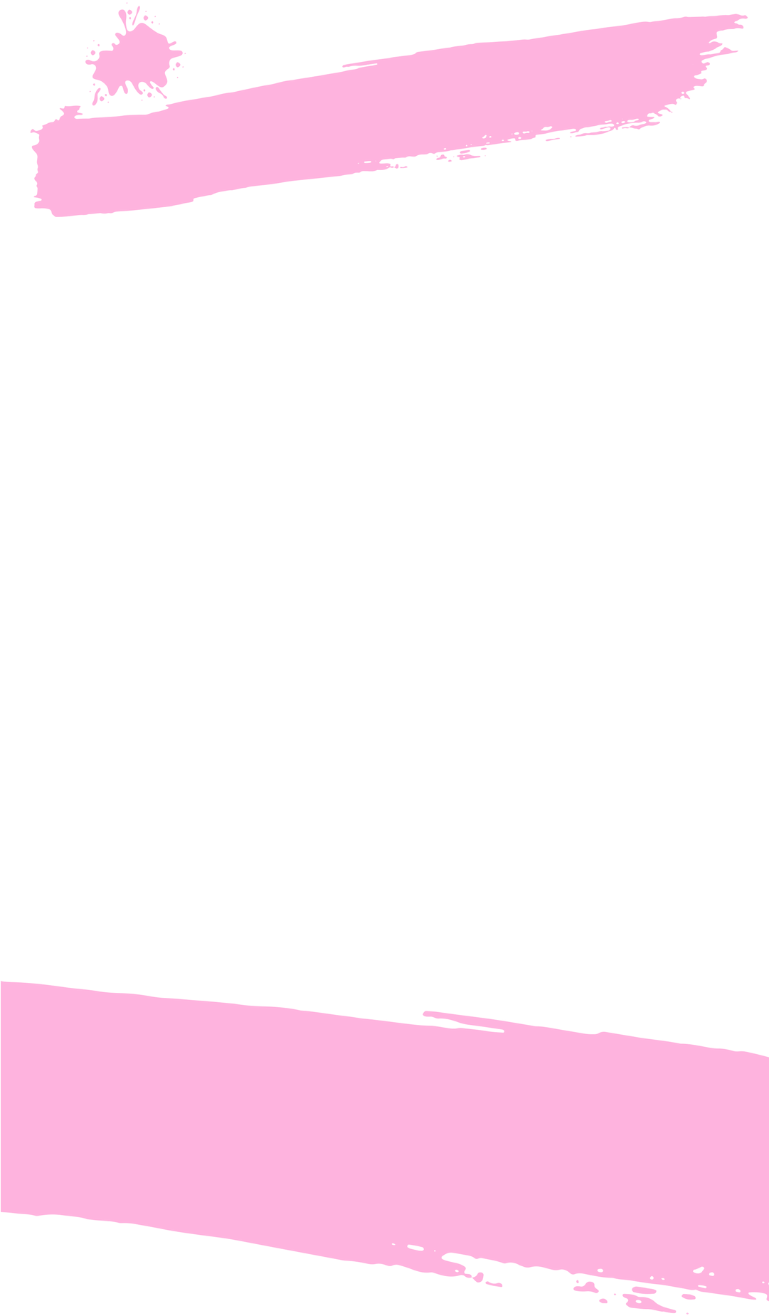 Pink Paint Spill Birthday - Lilac (1080x1920), Png Download