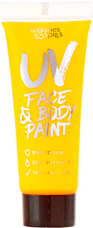 Uv Face & Body Paint - Splashes & Spills Halloween Make Up - Face (570x570), Png Download