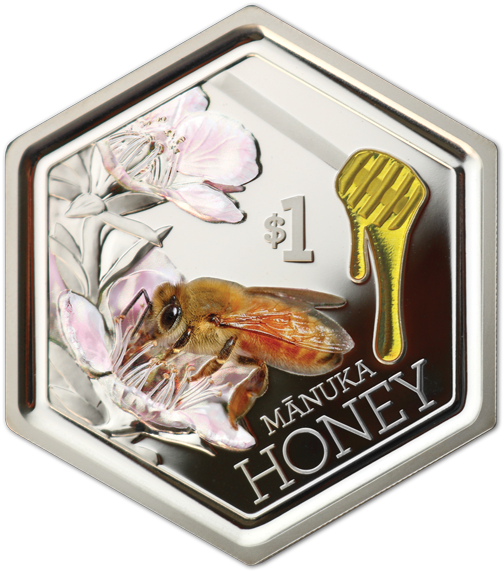 View Large Image - Manuka Honey New Zealand Coin (600x600), Png Download