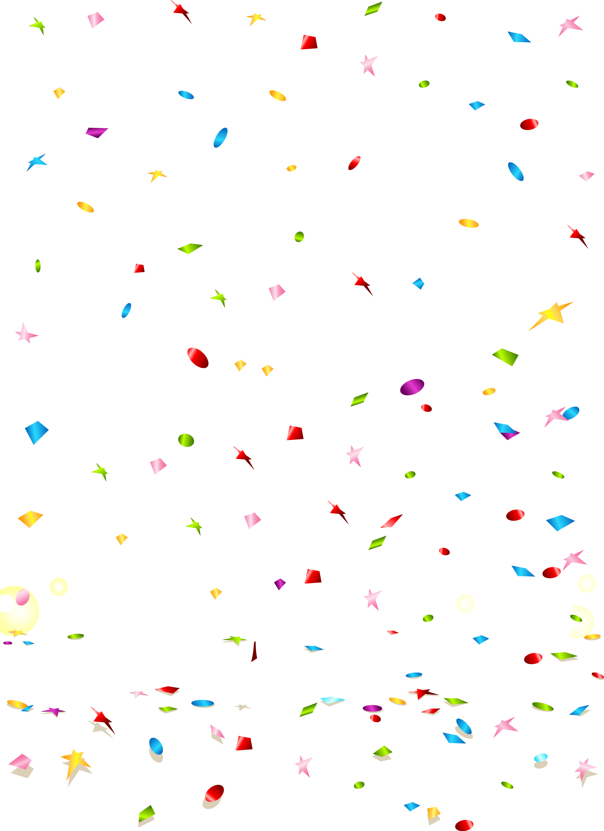 File Size - Transparent Confetti Line Png (2472x3400), Png Download