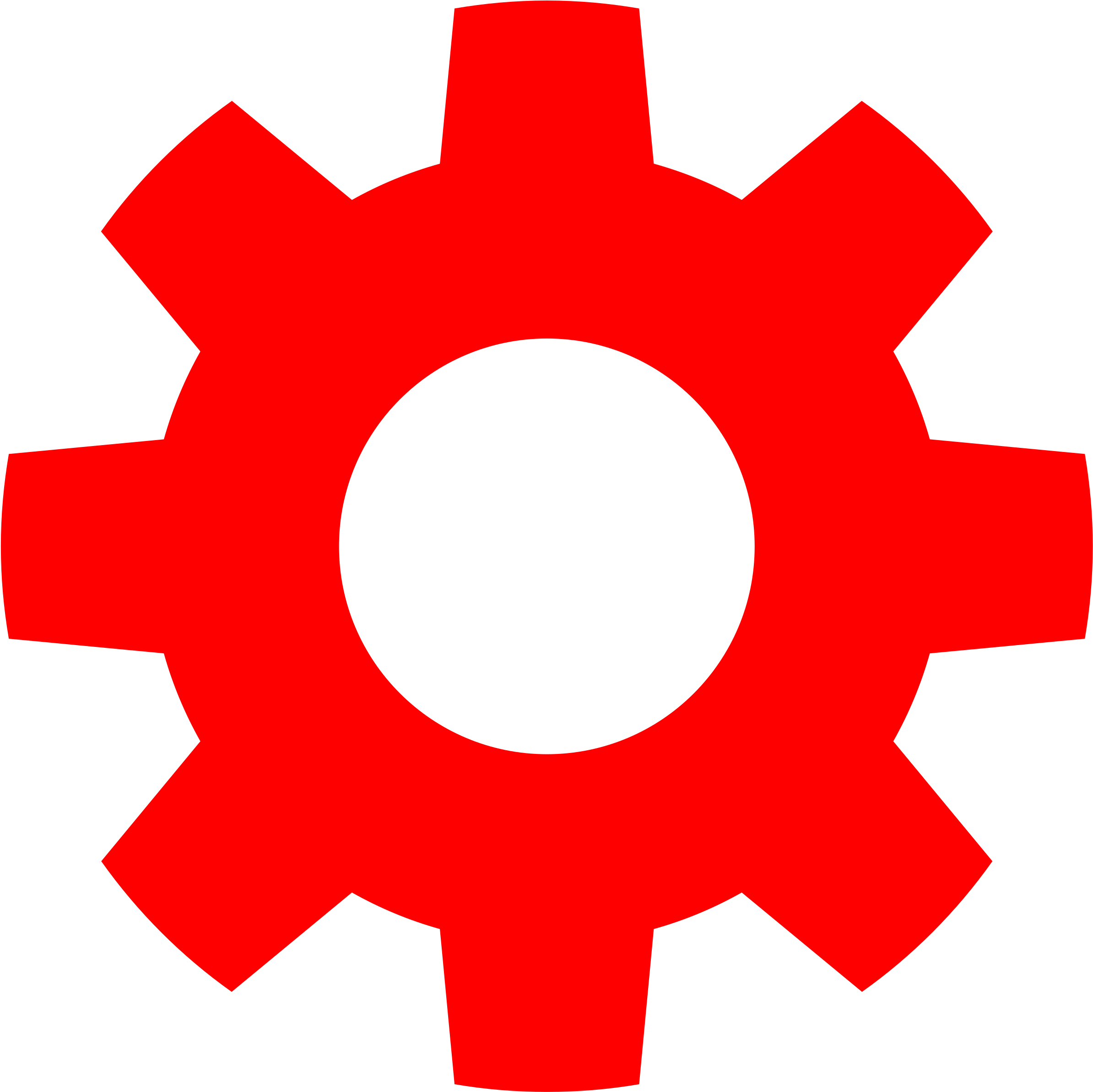 Clipart - Red Gear Icon Png (2400x2400), Png Download