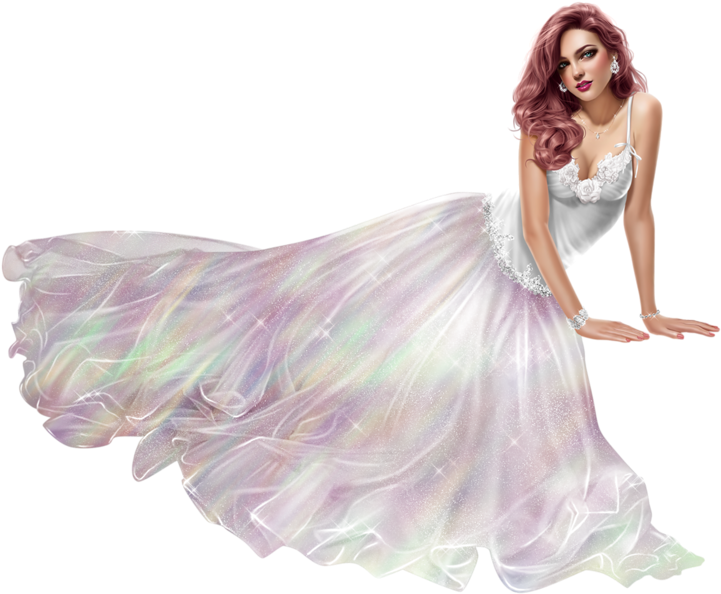 Illustration - Gown (800x649), Png Download