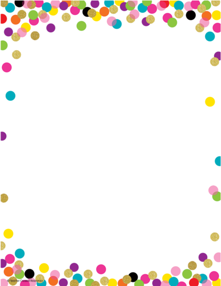 Confetti Computer Paper - Teacher Created Resources Confetti (580x580), Png Download