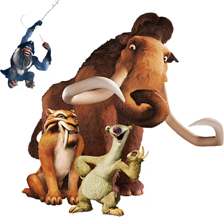 Ice Age Png Images Free - Ice Age Png Manfred (454x439), Png Download
