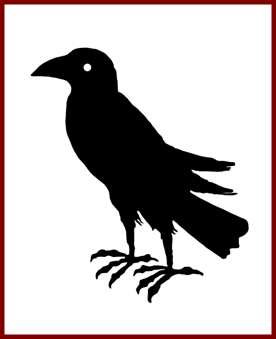 Flying Fish Clipart - American Crow (907x1115), Png Download