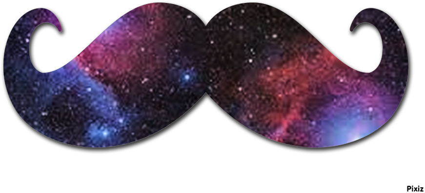 Moustache Nanouille61over Blogcom - Galaxy Mustache Transparent Background (900x500), Png Download