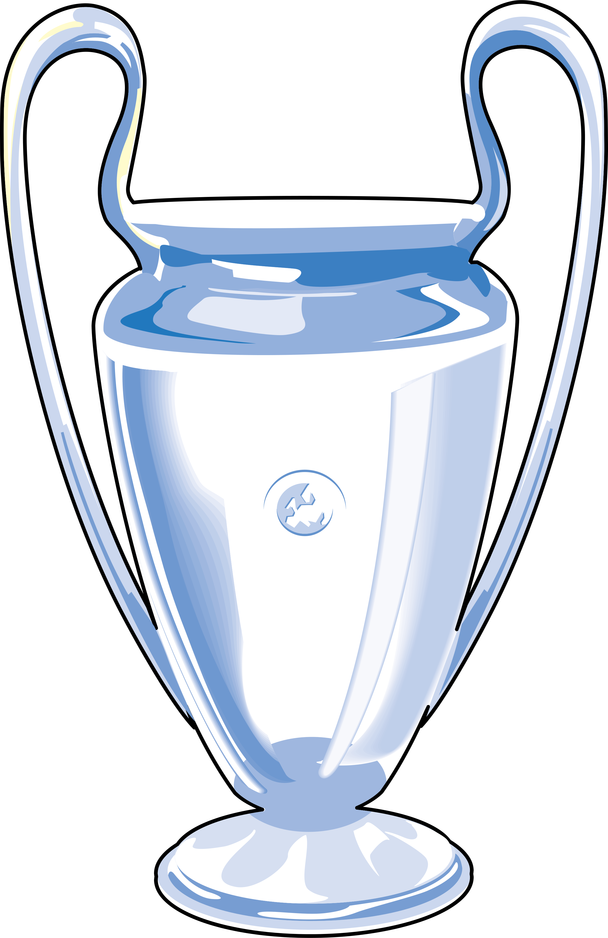 Champions League Logo Png Transparent - Logo Champions League Png (2400x3706), Png Download