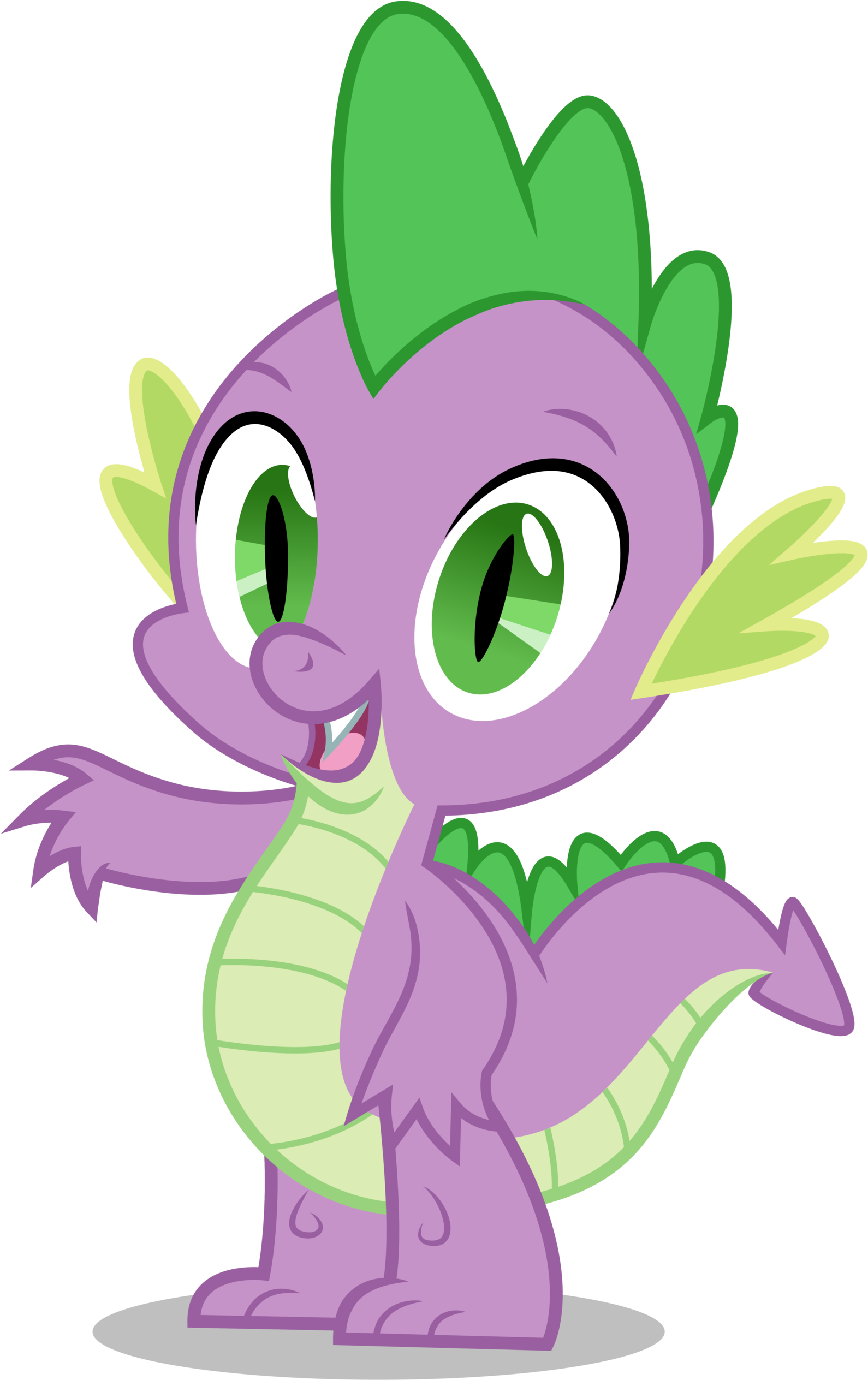 File History - Spike My Little Pony (1600x2560), Png Download
