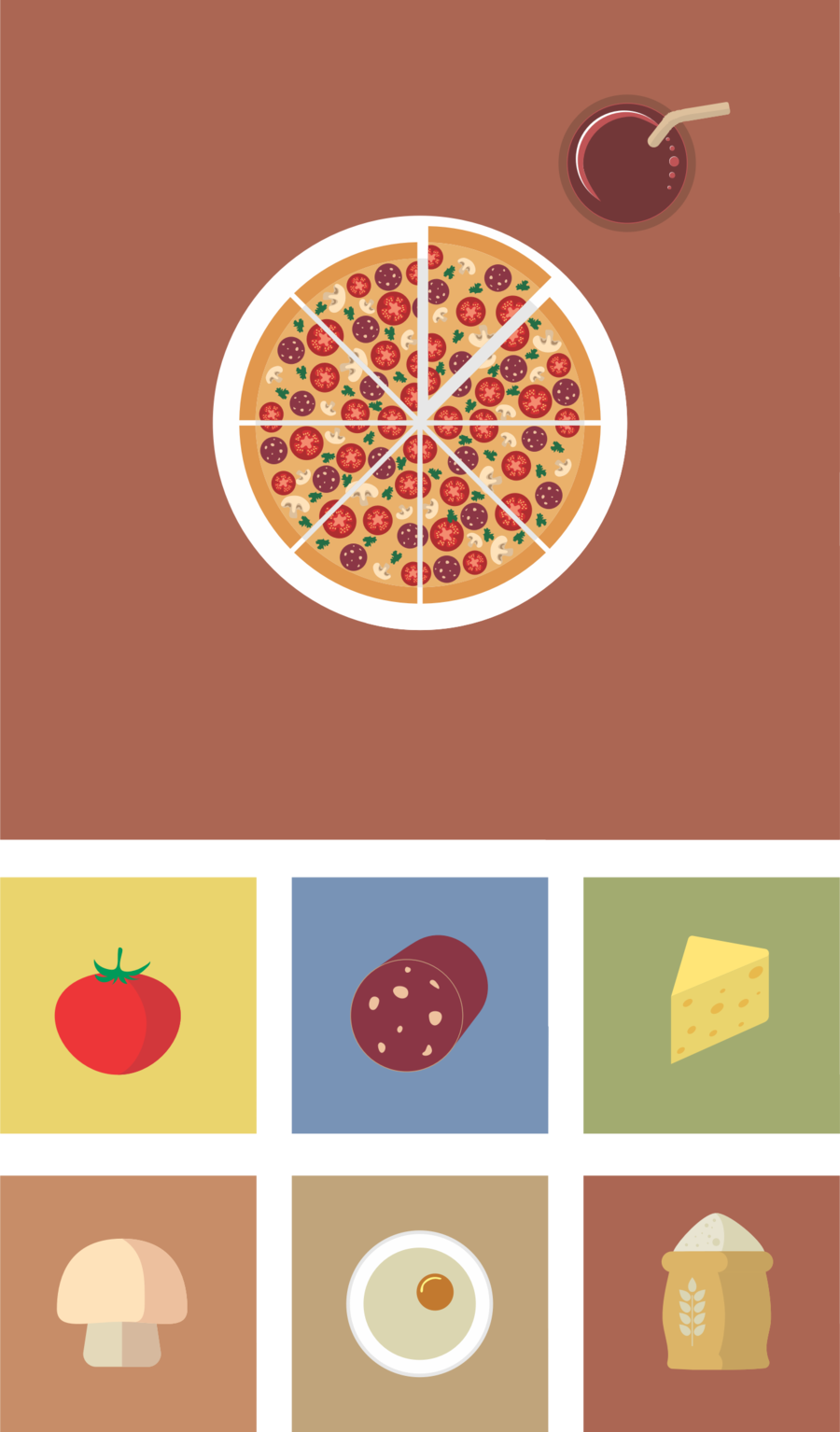 Pepperoni - Pizza (900x1534), Png Download