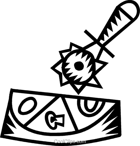 Pizza Royalty Free Vector Clip Art Illustration (460x480), Png Download