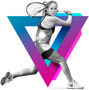 Daria Kasatkina Tennis Player Wta Female - Squash Player Png (400x379), Png Download