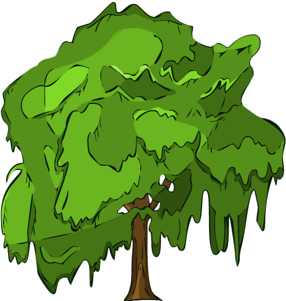 Weeping Willow Large - Portable Network Graphics (578x596), Png Download