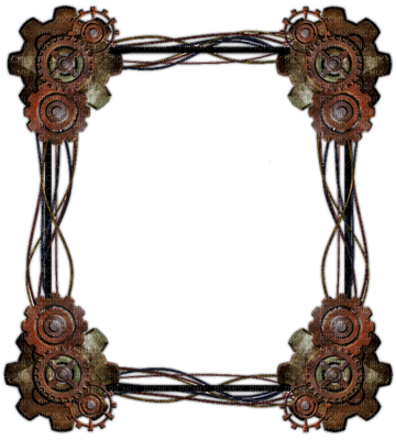 Frame - Steampunk (360x400), Png Download