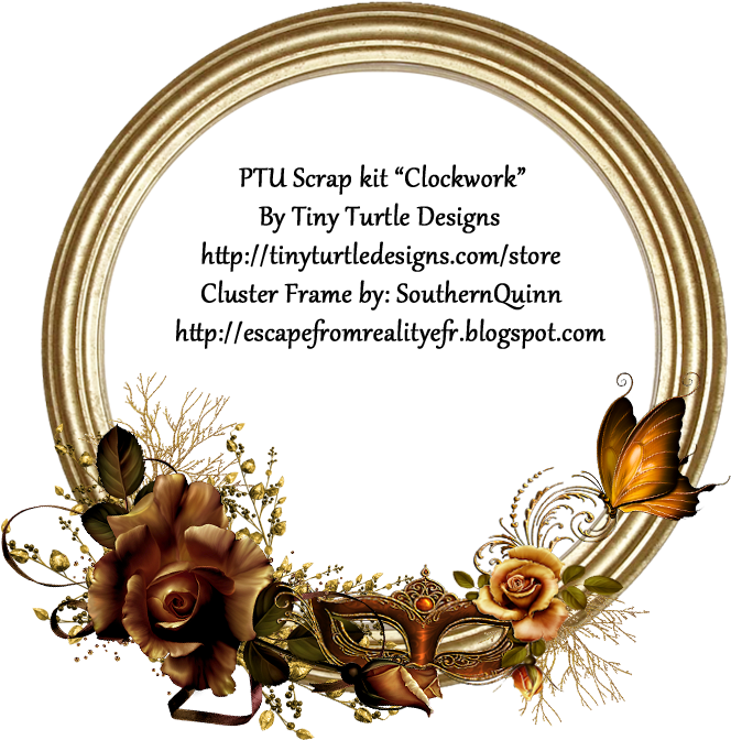 By Quinn - Steampunk Cluster Frames Png (700x700), Png Download