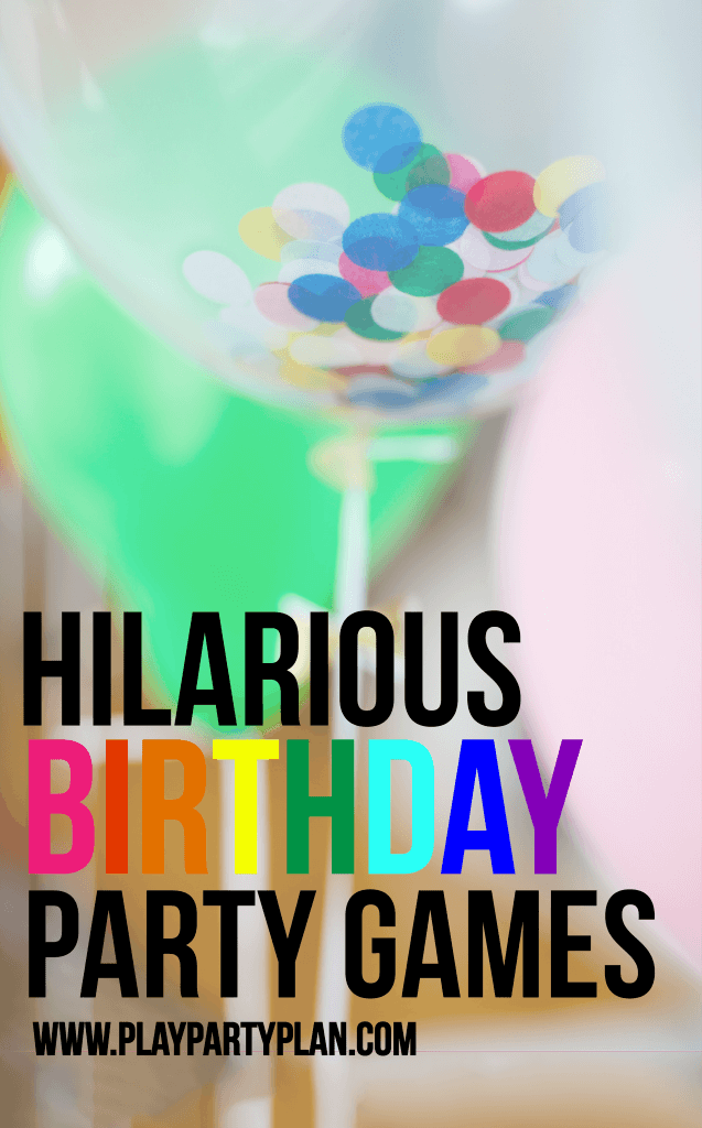 Hilarious Birthday Party Games - Birthday Party Games (637x1024), Png Download