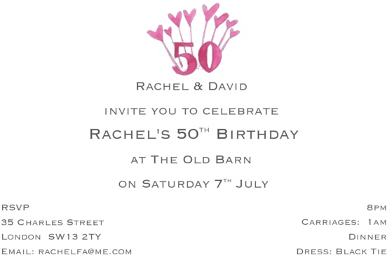 50th Heart Burst - Birthday (600x430), Png Download