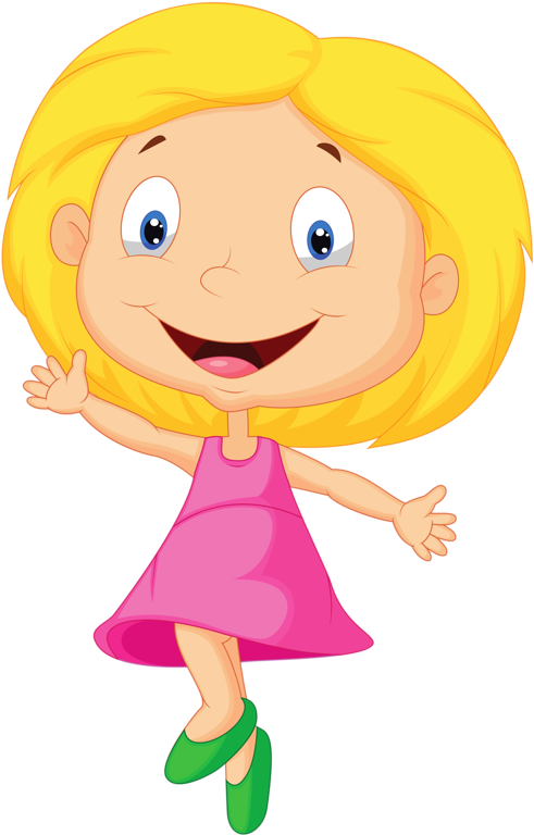 Soloveika Cute Clip - Girl Clipart (520x800), Png Download
