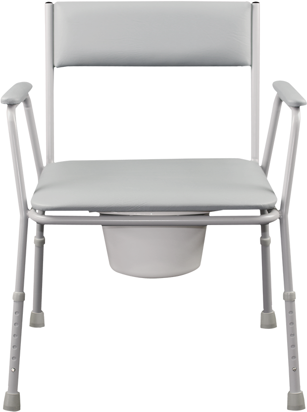 E327aw Bedside Commode Chair Front View - Commode (1000x1000), Png Download