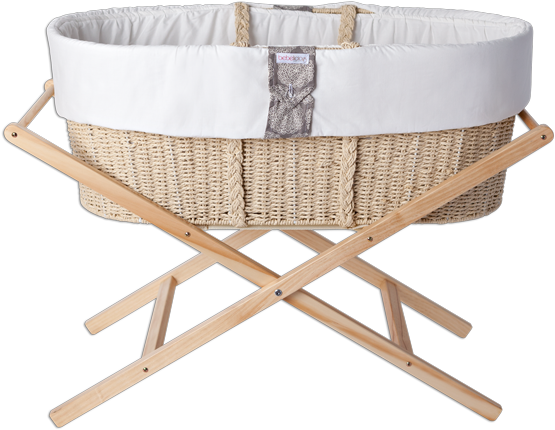 Large View - Bebelicious Moses Basket (600x601), Png Download