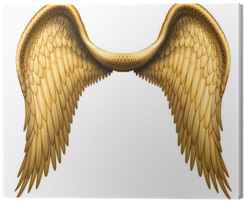 Alas De Arcangel En Metal (400x400), Png Download