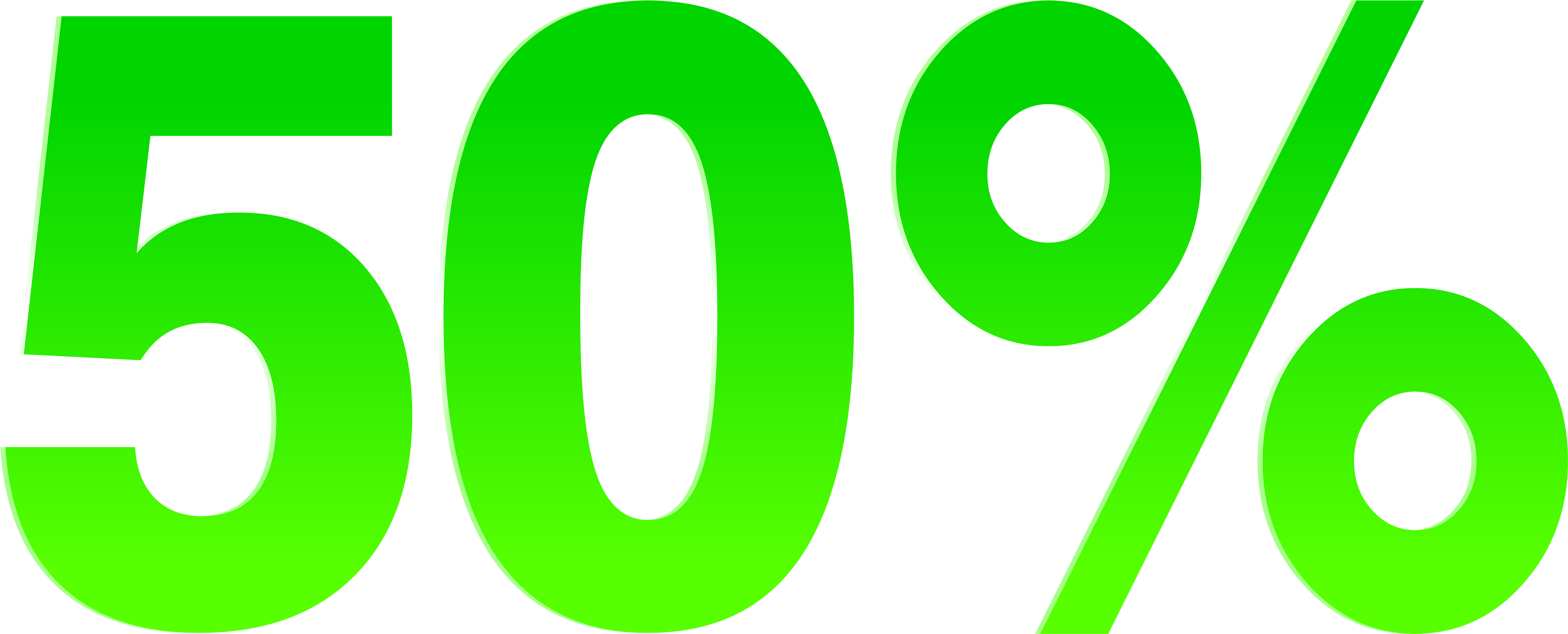 Over The Hill 50 Clip - 80% Clipart (5000x2063), Png Download